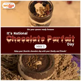 Online Editable National Chocolate Parfait Day May 1 Instagram Post