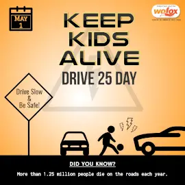 Online Editable Keep Kids Alive Drive 25 Day May 1 Instagram Post