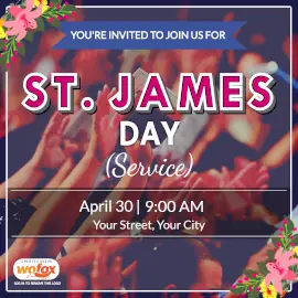Online Editable St. James' Day April 30 Church Service Instagram Post
