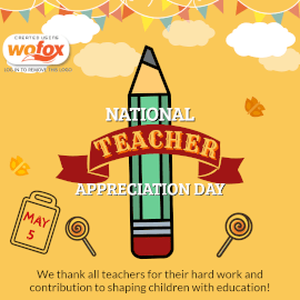Online Editable National Teacher Appreciation Day Instagram Post