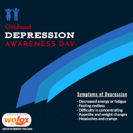 Online Editable Childhood Depression Awareness Day Instagram Post