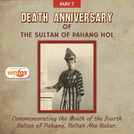 Online Editable Hari Hol of Pahang in Malaysia May 7 Instagram Post