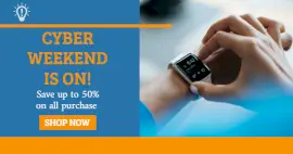Online Editable Cyber Sale Offers Facebook Ad Medium Post