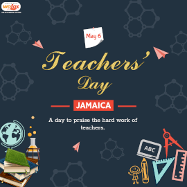 Online Editable Teachers' Day in Jamaica May 6 Instagram Post