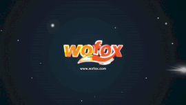 Online Editable Colorful Light Text Stroke Effect Logo Intro