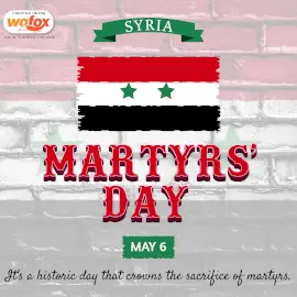 Online Editable Martyrs' Day in Syria May 6 Instagram Post