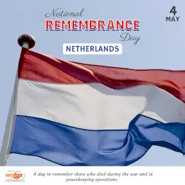 Online Editable Remembrance Day in the Netherlands May 4 Instagram Post