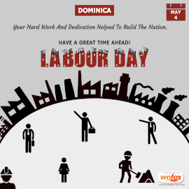 Online Editable Labor Day (May Day) in Dominica Instagram Post
