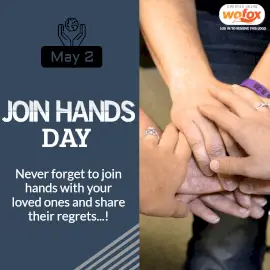 Online Editable Join Hands Day Instagram Post