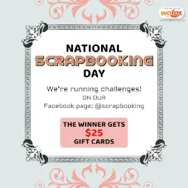 Online Editable National Scrapbooking Day Instagram Post