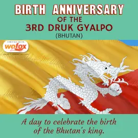 Online Editable Birth Anniversary of the 3rd Druk Gyalpo in Bhutan May 2 Instagram Post