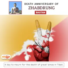 Online Editable Death Anniversary of Zhabdrung in Bhutan Instagram Post