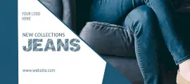 Online Editable New Jeans Collections Facebook Cover