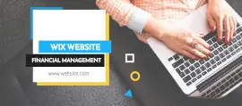 Online Editable Financial Management Website Facebook Cover