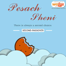 Online Editable Pesach Sheni (Second Passover) Instagram Post