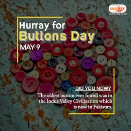 Online Editable Hurray for Buttons Day May 9 Instagram Post