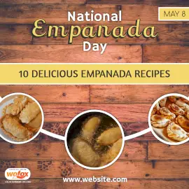 Online Editable National Empanada Day Recipes May 8 Instagram Post
