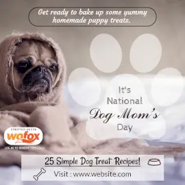 Online Editable National Dog Mom’s Day Instagram Post