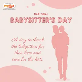 Online Editable National Babysitter's Day Social Media Post
