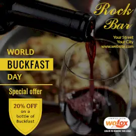 Online Editable World Buckfast Day Instagram Post