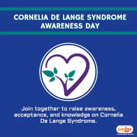 Online Editable Cornelia de Lange Syndrome Awareness Day Instagram Post