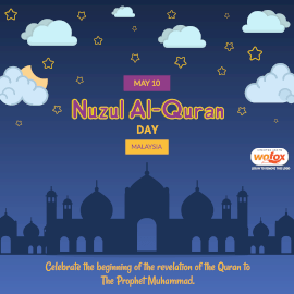 Online Editable Nuzul Al-Quran in Malaysia Instagram Post
