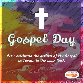 Online Editable Gospel Day in Tuvalu Instagram Post