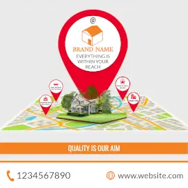 Online Editable Real Estate Property Near Your City Instagram Post