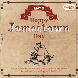 Online Editable Happy Jamestown Day Instagram Post