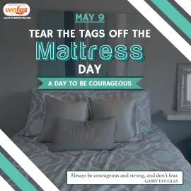 Online Editable Tear the Tags Off the Mattress Day May 9 Instagram Post