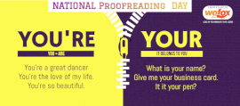 Online Editable National Proofreading Day March 4 Facebook Cover