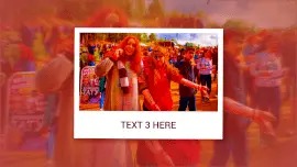 Online Editable Modern Polaroid Photos Slideshow