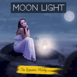 Online Editable Romantic Moon Light CD Cover