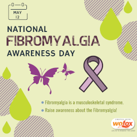 Online Editable National Fibromyalgia Awareness Day May 12 Instagram Post