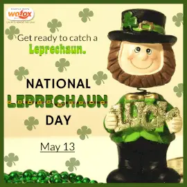 Online Editable Leprechaun Day May 13 Instagram Post