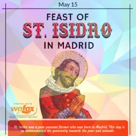 Online Editable Feast of St. Isidro in Madrid May 15 Instagram Post