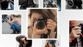 Online Editable Random Focus 3D Polaroid Photo Video Slideshow