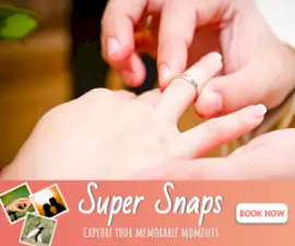 Online Editable Super Snaps Wedding photos Medium Rectangle Ad