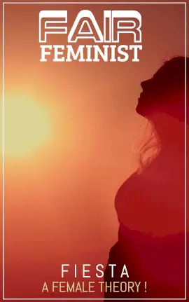 Online Editable Reddish Fair Feminist Book Cover