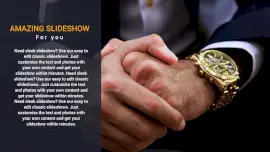 Online Editable Amazing Corporate Photo with Text Sleek Video Slideshow