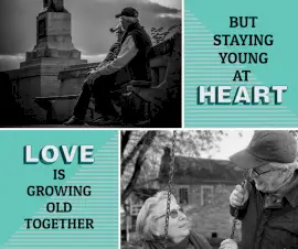 Online Editable Relationship Quotes 2 Grid Photo Collage