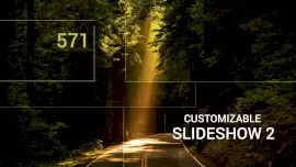 Online Editable Number Countdown Pixel Video Slideshow