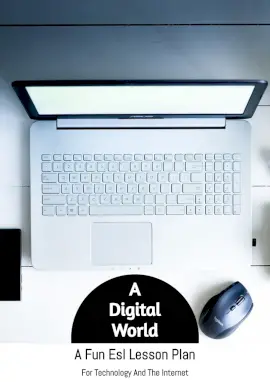 Online Editable Digital World Fun Lesson Plan