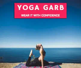 Online Editable Yoga on Beach Large Rectangle Ad