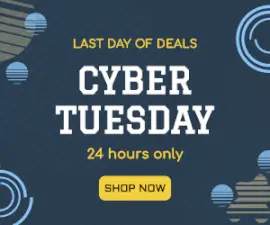 Online Editable Cyber Tuesday Deals Medium Rectangle Ad
