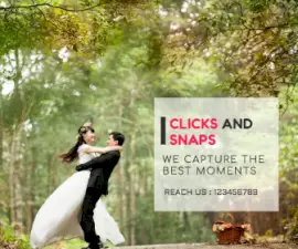 Online Editable Wedding Photo Shoot Large Rectangle Ad