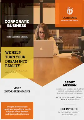 Online Editable Corporate Business Company Poster