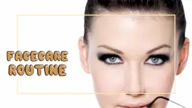 Face Care Bubbly Text for Beauty Influencer YouTube Thumbnail