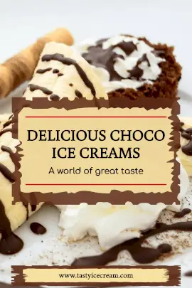 Online Editable Delicious Choco Ice Creams Tumblr Graphic