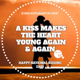 Online Editable Happy International Kissing Day Quotes Etsy Shop Icon